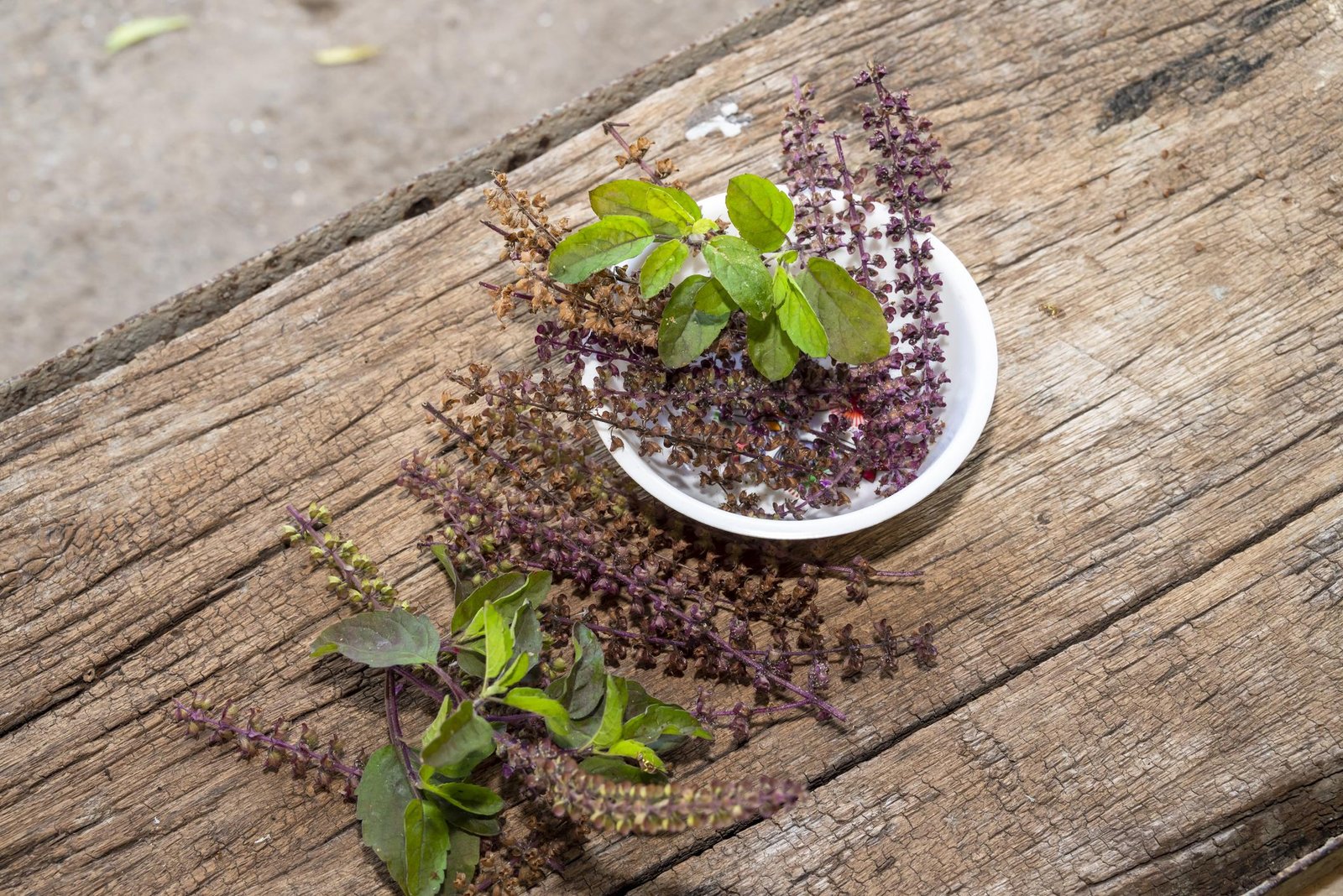Whole Dried Tulsi Leaves